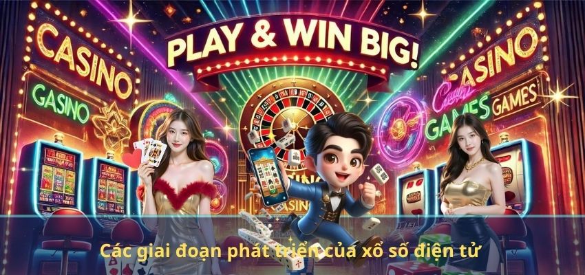 Sự Phát Triển Của Mô Hình Xổ Số Điện Tử – Hành Trình Chuyển Mình Ấn Tượng Các giai đoạn phát triển của xổ số điện tử